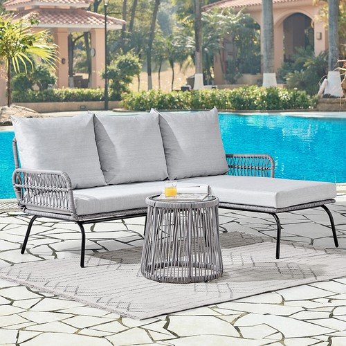 Rope garden furniture lounge - garden,