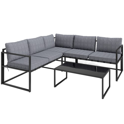 Three piece shaped - l, garden
