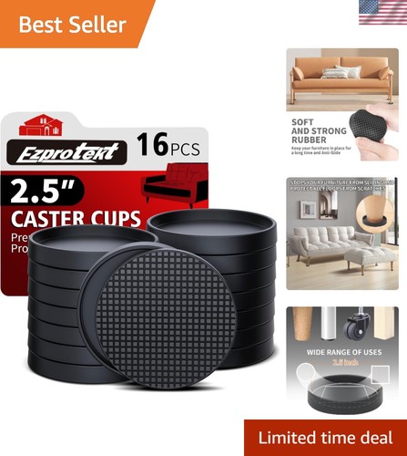 Pcs non slip rubber - 16, caster